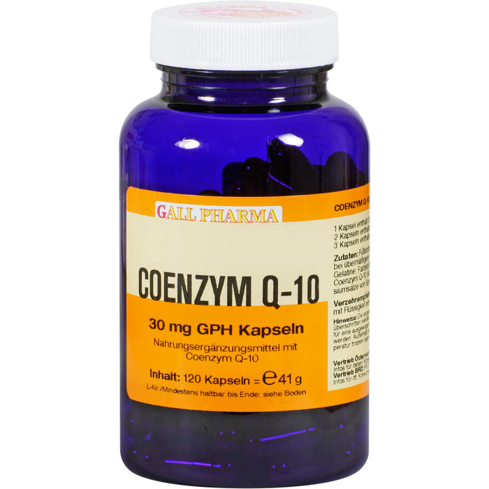 GALL PHARMA Coenzym Q-10 30 mg GPH Kapseln, 120 St. Kapseln