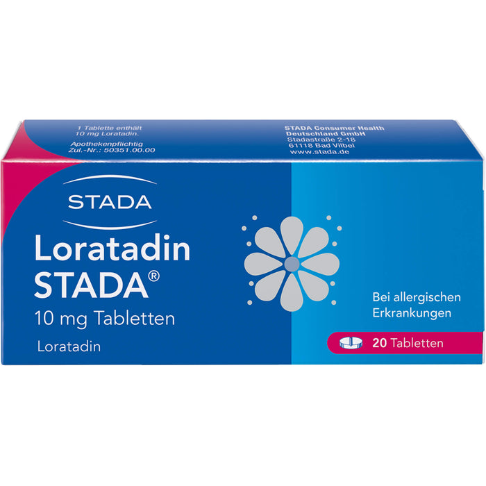 Loratadin STADA Tabletten, 20 pc Tablettes