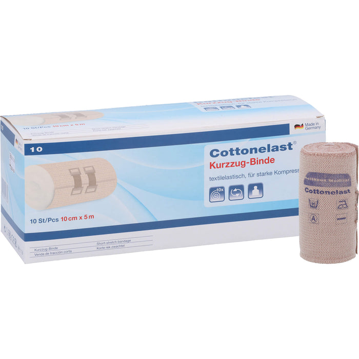 Cottonelast Kurzzugbinden 10 cm x 5 m, 10 pcs. Bandage