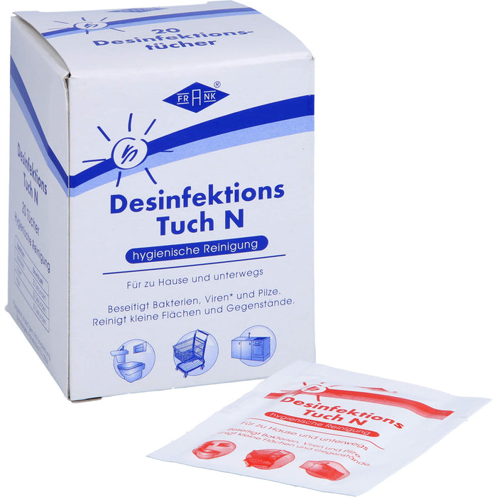 FRANK Desinfektions-Tuch N, 20 pcs. Cloths