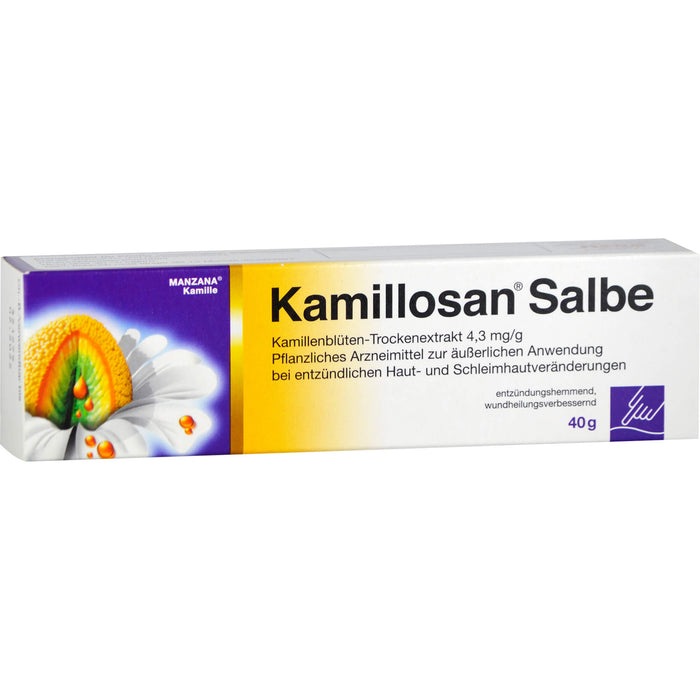 Kamillosan Salbe bei entzündlichen Haut- und Schleimhautveränderungen, 40 g Salbe