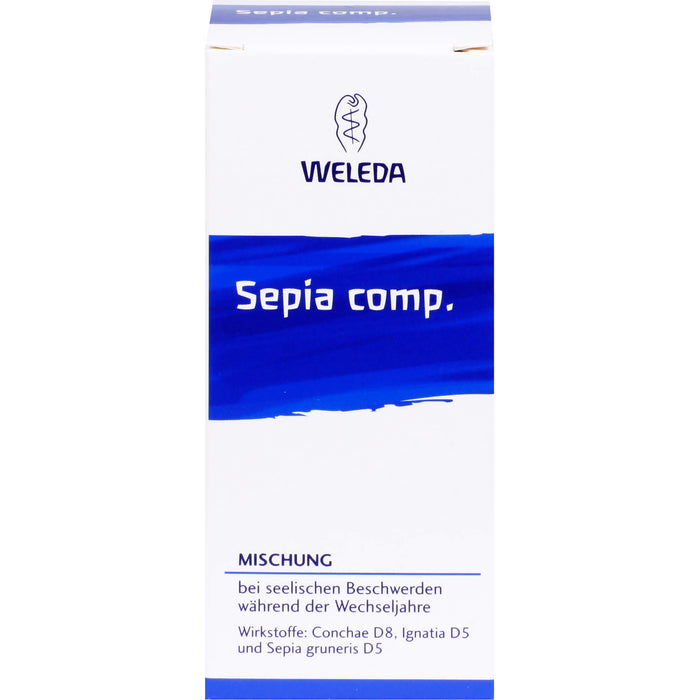 WELEDA Sepia comp. Mischung ei seelischen Beschwerden während der Wechseljahre, 50 ml Mischung