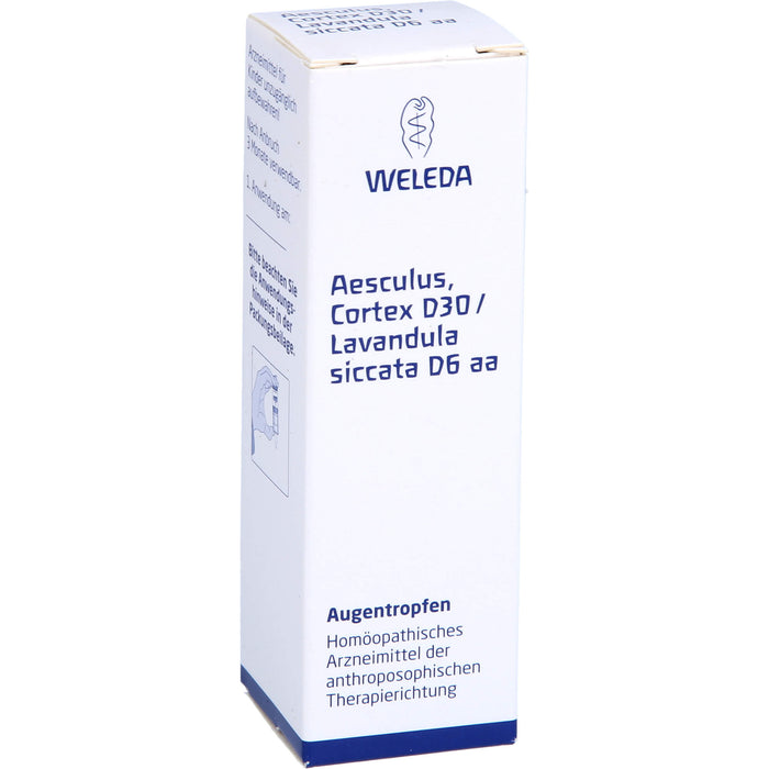 WELEDA Aesculus Cortex D 30 / Lavandula siccata D 6 aa Augentropfen, 10 ml Solution