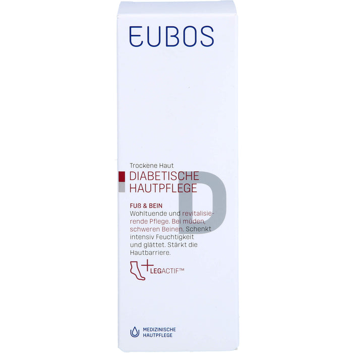 EUBOS Diabetische Hautpflege Fuß + Bein, 100 ml Crème