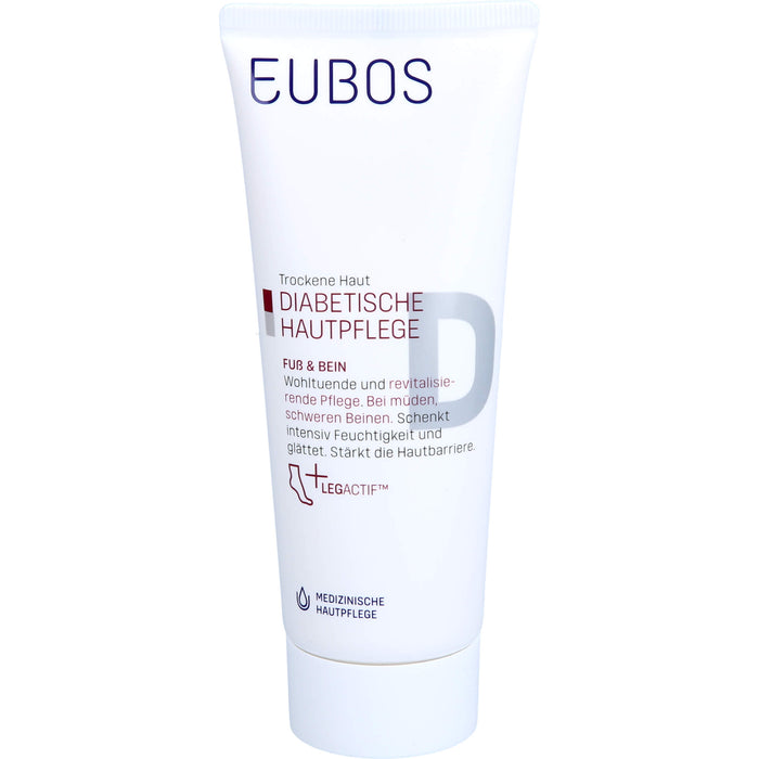 EUBOS Diabetische Hautpflege Fuß + Bein, 100 ml Crème