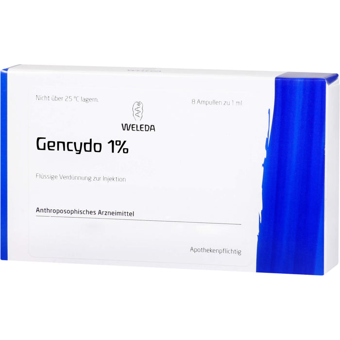 WELEDA Gencydo 1 % Injektionslösung bei allergischen Erkrankungen, 8 pcs. Ampoules