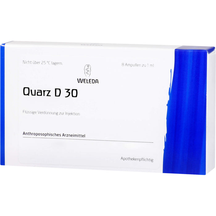 Quarz D30 Weleda Amp., 8X1 ml AMP