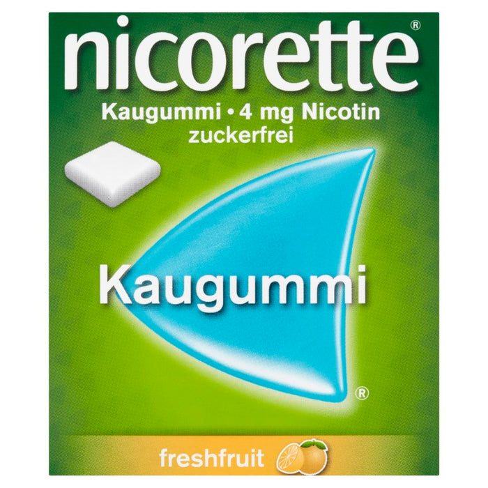 nicorette Kaugummi 4 mg Nicotin zuckerfrei freshfruit, 105 St. Kaugummi