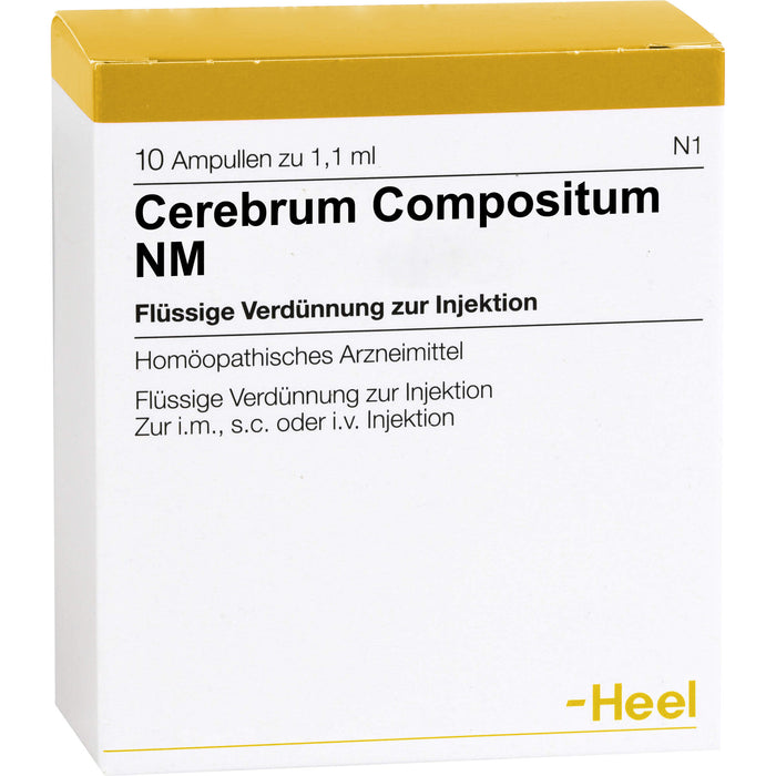 Heel Cerebrum Compositum NM Ampullen, 10 pc Ampoules