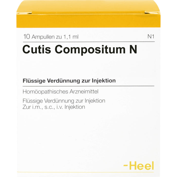 Heel Cutis compositum N Ampullen, 10 St. Ampullen