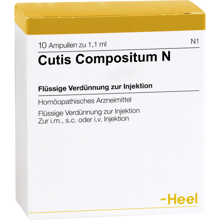 Heel Cutis compositum N Ampullen, 10 pc Ampoules