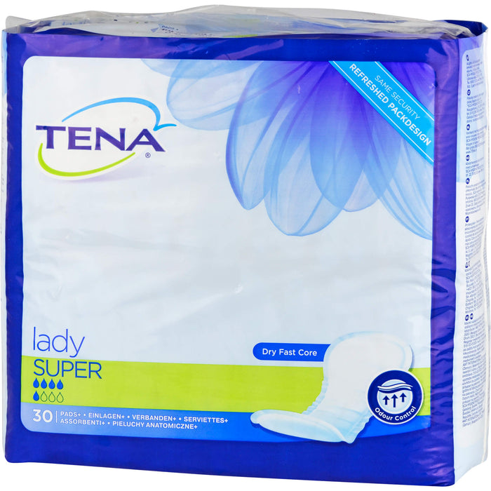 TENA Lady Super Einlagen, 30 pc Dépôts