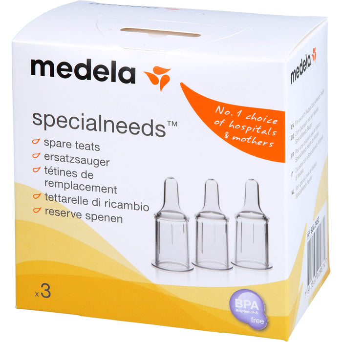 medela SpecialNeeds Gaumenspaltensauger aus Silikon, 1 St. Set