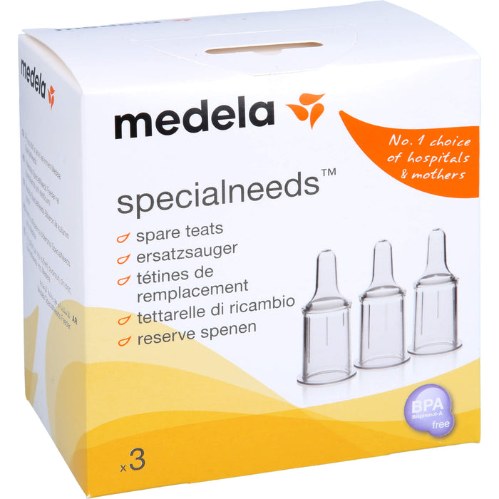 medela SpecialNeeds Gaumenspaltensauger aus Silikon, 1 St. Set