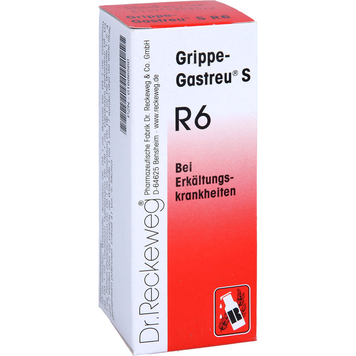 Dr.Reckeweg Grippe-Gastreu S R6 Tropfen bei Erkältungskrankheiten, 50 ml Lösung