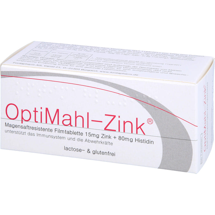 Optimahl Zink 15mg, 50 St TAB