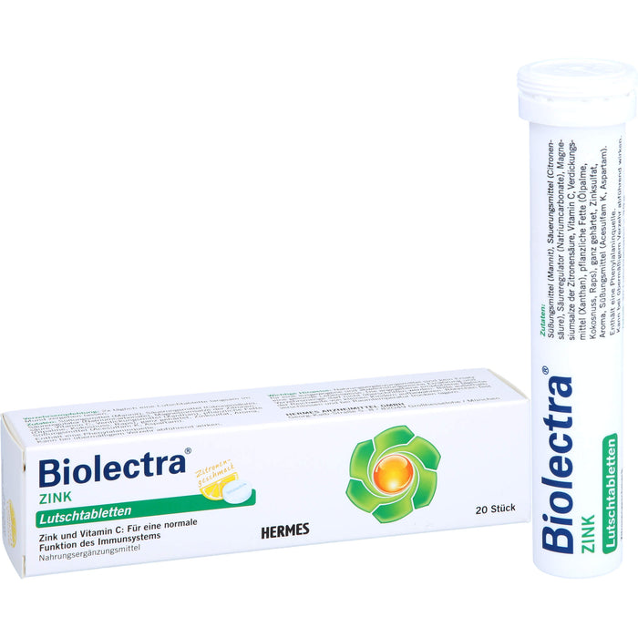 Biolectra Zink Lutschtabletten, 20 pcs. Tablets