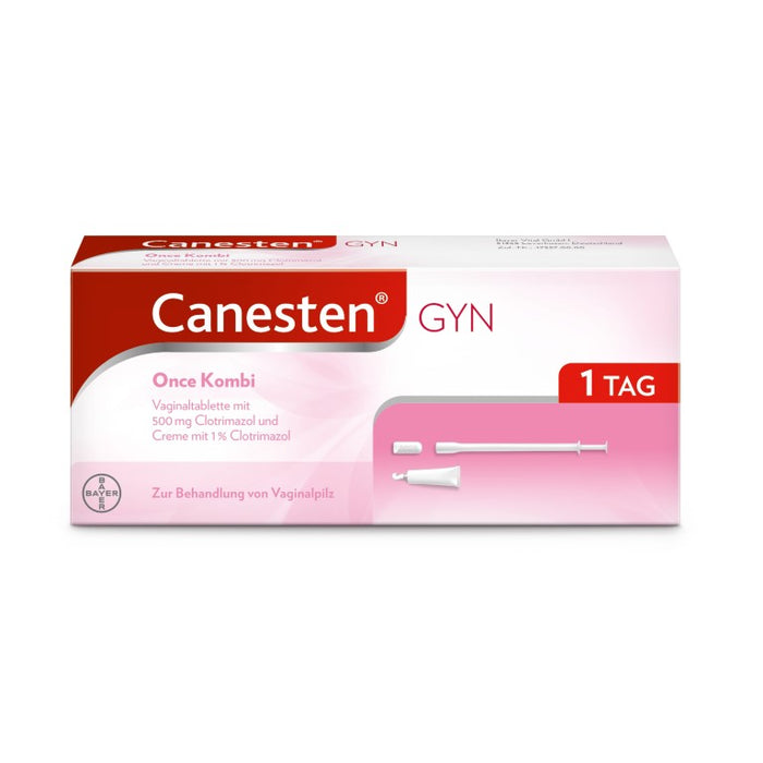 Canesten Gyn once Kombi 1 Tag Vaginaltabletten und Creme, 1 pcs. Combipack