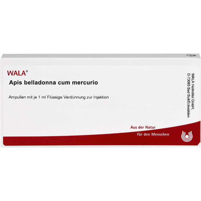 Apis/Belladonna cum Mercurio Wala Flüssige Verdünnung zur Injektion, Ampullen, 10X1 ml AMP