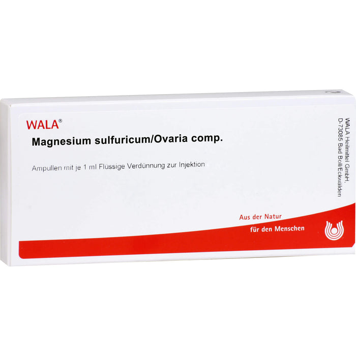 WALA Magnesium sulfuricum/Ovaria comp. flüssige Verdünnung, 10 pcs. Ampoules