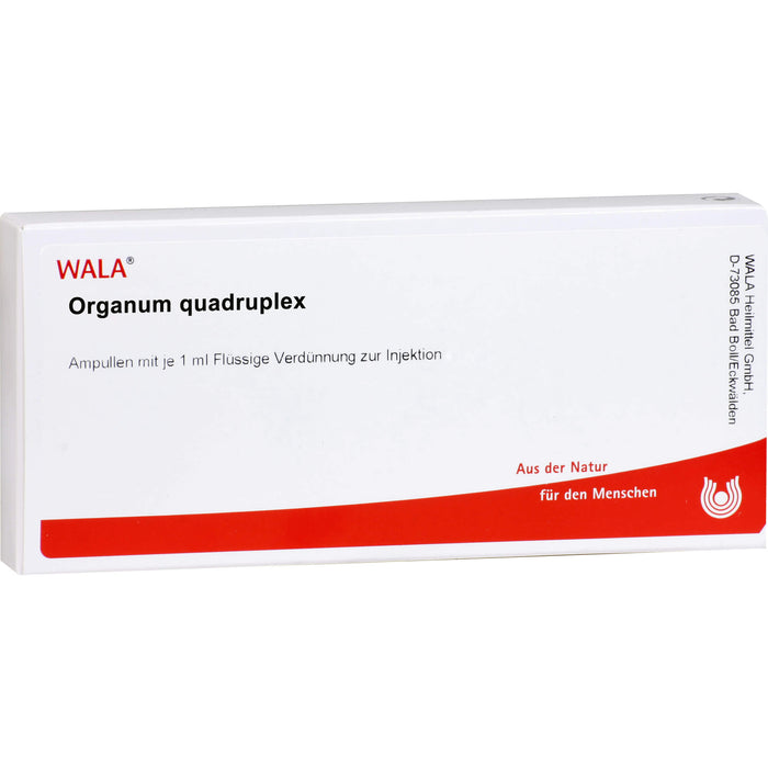 WALA Organum Quadruplex Ampullen, 10 pcs. Ampoules