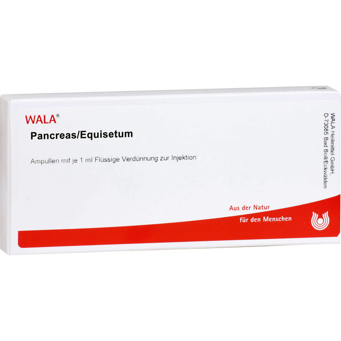 Pancreas/Equisetum Wala Ampullen, 10X1 ml AMP