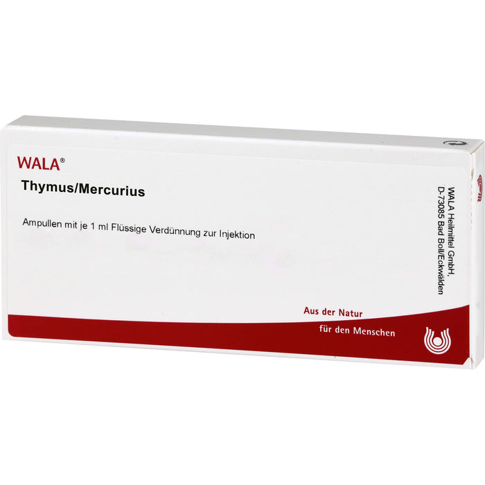 WALA Thymus/Mercurius flüssige Verdünnung, 10 pc Ampoules