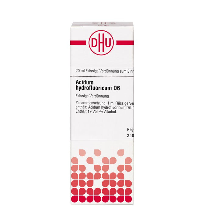 DHU Acidum hydrofluoricum D6 Dilution, 20 ml Lösung