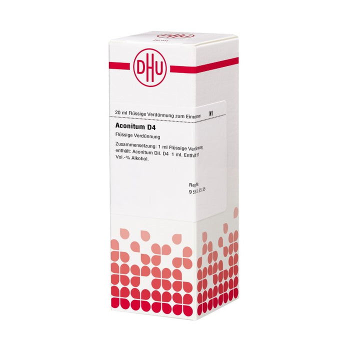 DHU Aconitum D4 Dilution, 20 ml Lösung