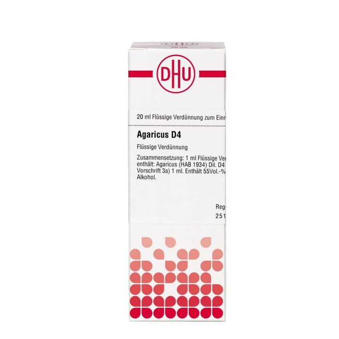 DHU Agaricus D4 Dilution, 20 ml Lösung