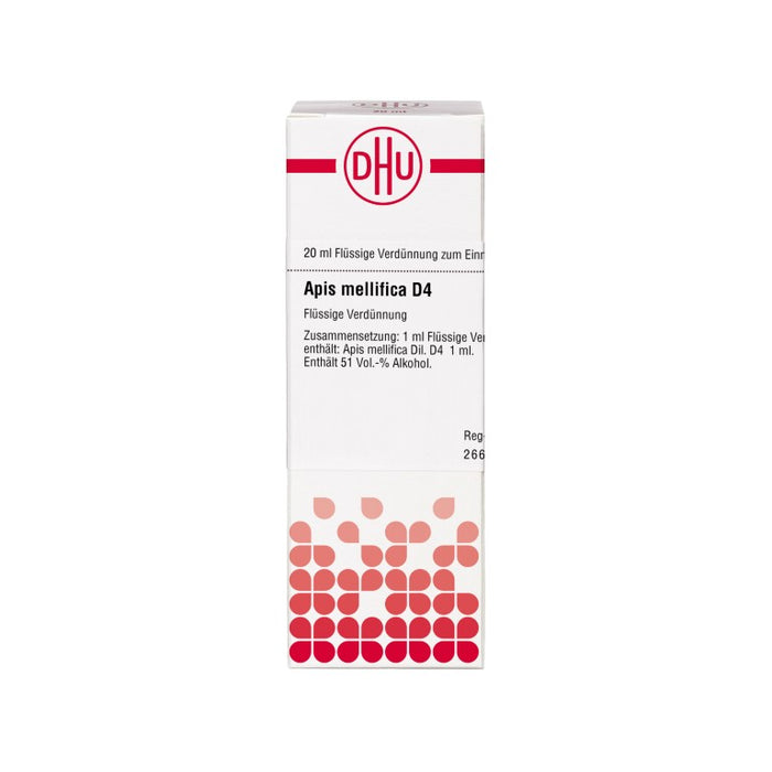 DHU Apis mellifica D4 Dilution, 20 ml Lösung