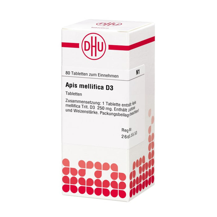 DHU Apis mellifica D3 Tabletten, 80 St. Tabletten