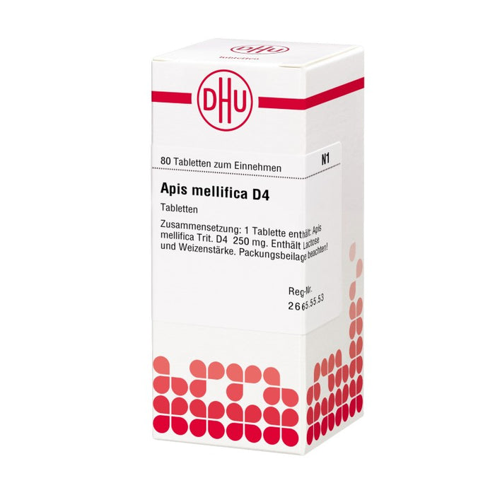 DHU Apis mellifica D4 Tabletten, 80 St. Tabletten