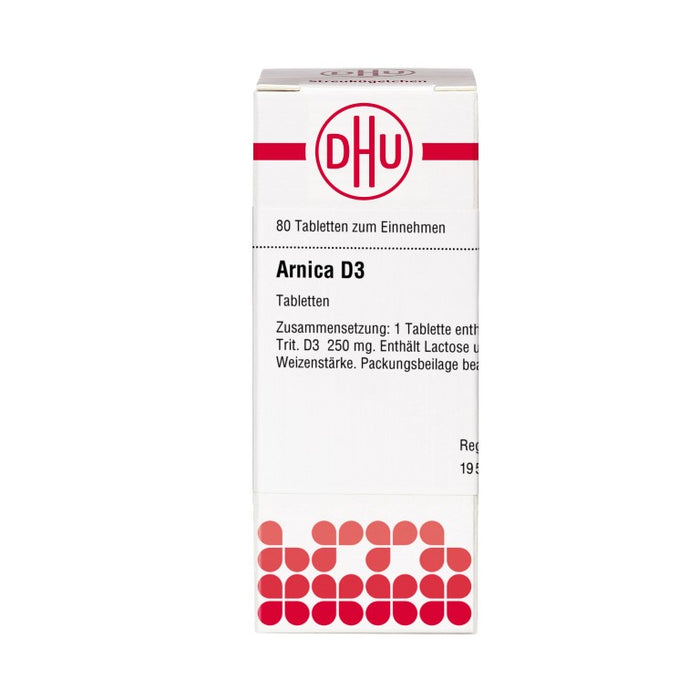 DHU Arnica D3 Tabletten, 80 pc Tablettes