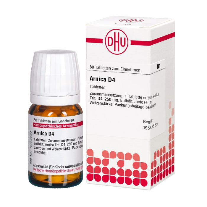 DHU Arnica D4 Tabletten, 80 pc Tablettes