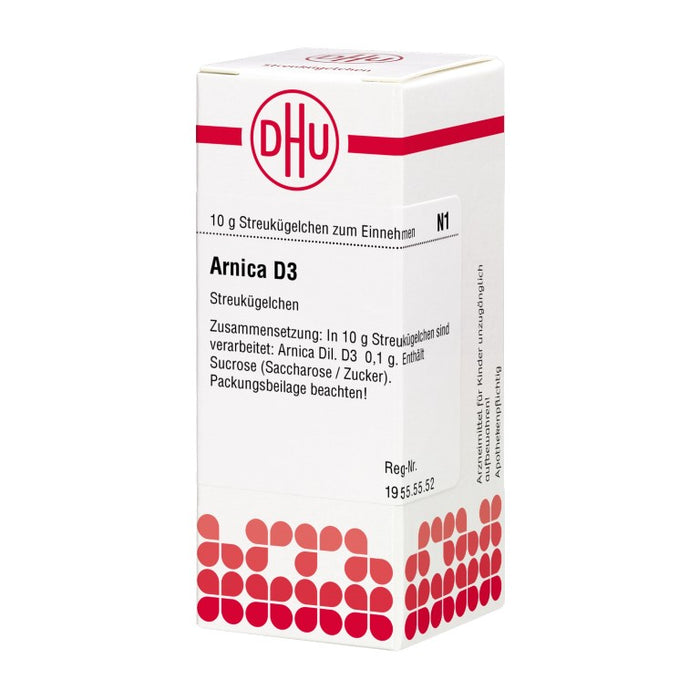 DHU Arnica D3 Streukügelchen, 10 g Globules