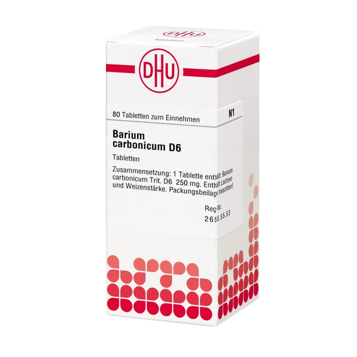 DHU Barium carbonicum D6 Tabletten, 80 pcs. Tablets