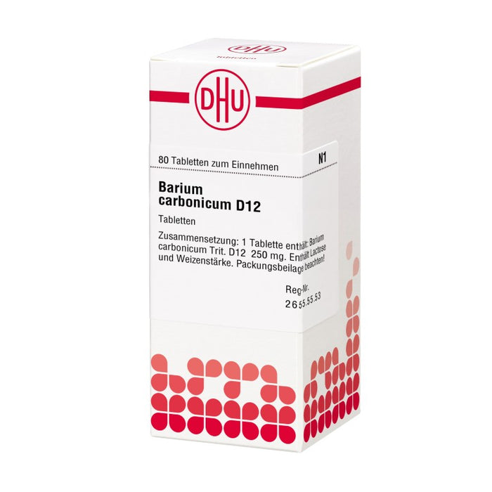 DHU Barium carbonicum D12 Tabletten, 80 pcs. Tablets