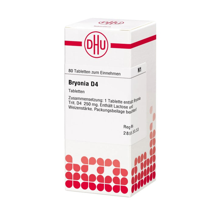 DHU Bryonia D4 Tabletten, 80 pc Tablettes