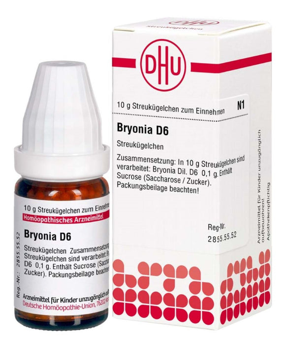 DHU Bryonia D6 Streukügelchen, 10 g Globules