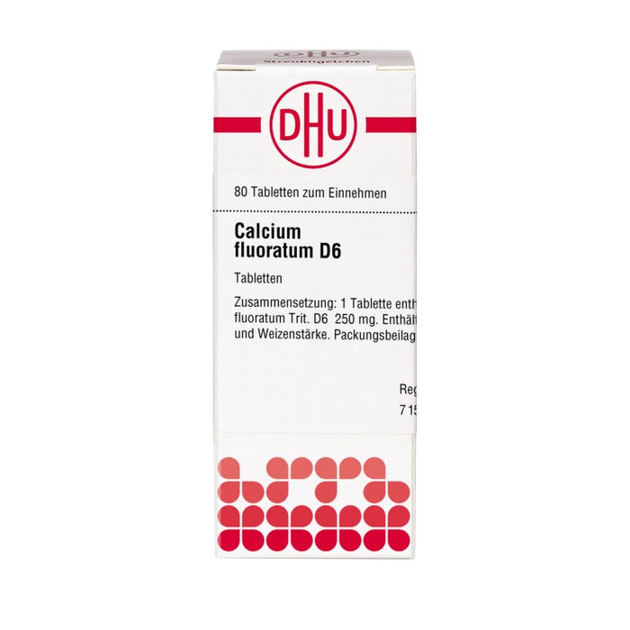 DHU Calcium fluoratum D6 Tabletten, 80 pc Tablettes