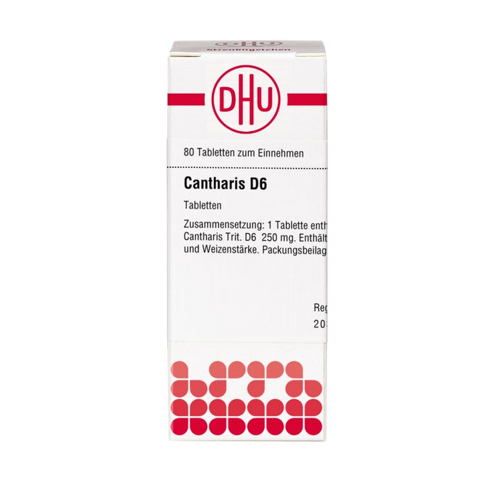 DHU Cantharis D6 Tabletten, 80 pc Tablettes