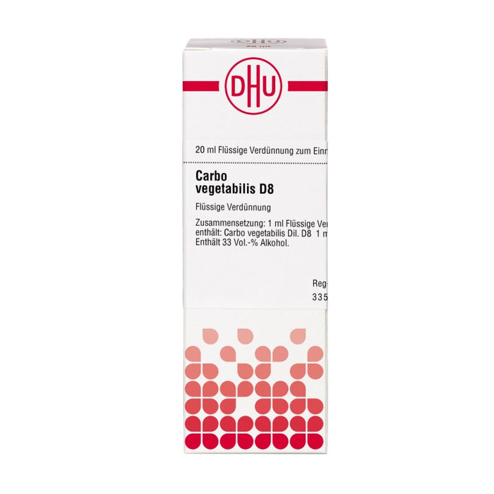 DHU Carbo vegetabilis D8 Dilution, 20 ml Lösung