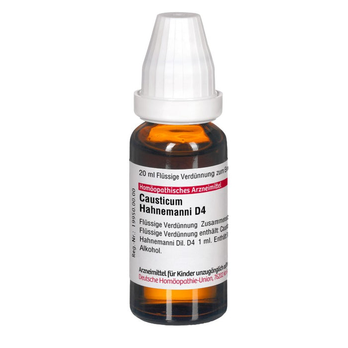 DHU Causticum Hahnemanni D4 Dilution, 20 ml Lösung