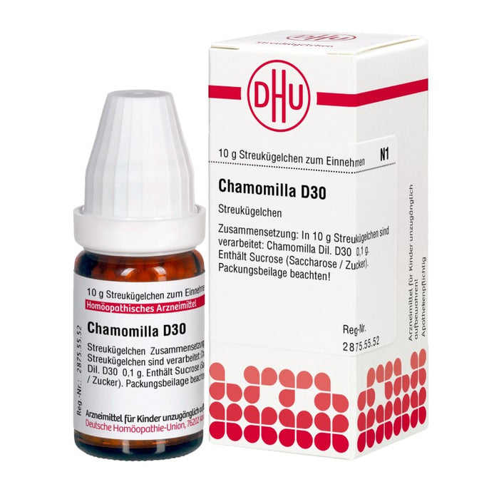 DHU Chamomilla D30 Streukügelchen, 10 g Globules