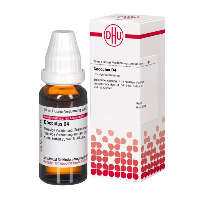 Cocculus D4 DHU Dilution, 20 ml Lösung