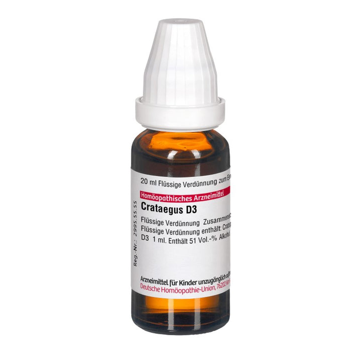 DHU Crataegus D3 Dilution, 20 ml Lösung