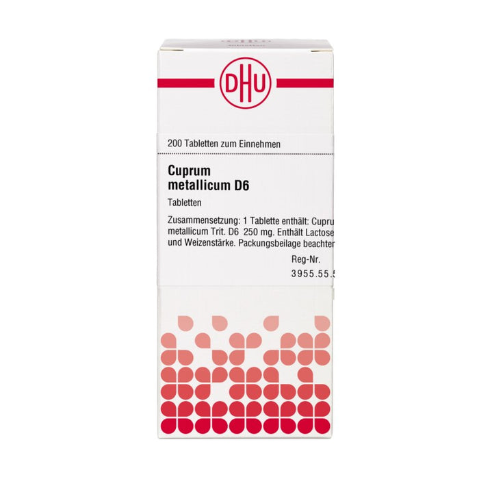 DHU Cuprum metallicum D6 Tabletten, 200 St. Tabletten