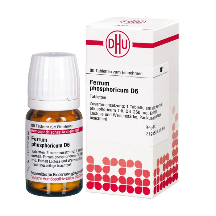 DHU Ferrum phosphoricum D6 Tabletten, 80 pc Tablettes