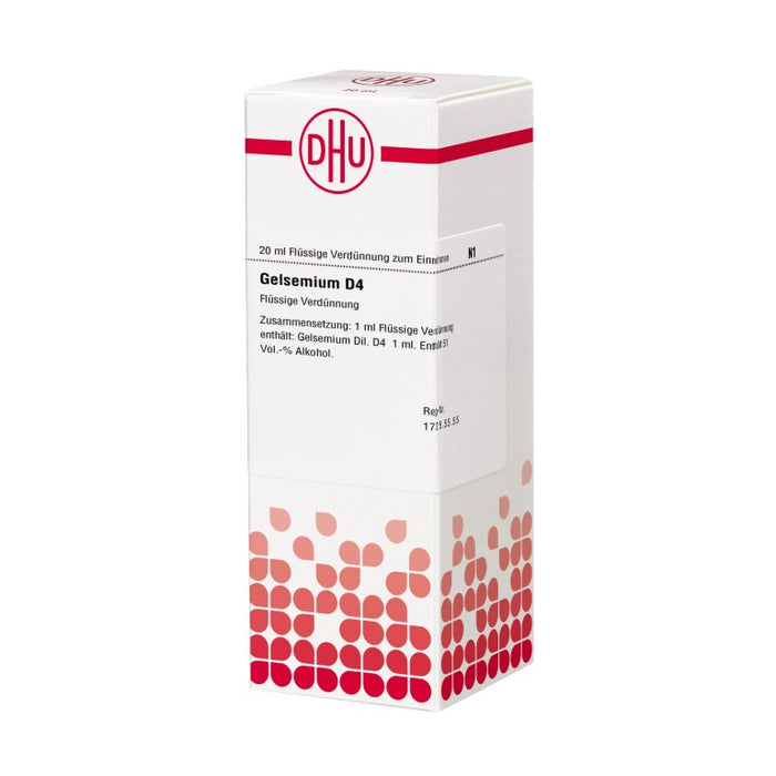 DHU Gelsemium D4 Dilution, 20 ml Lösung